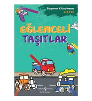Eğlenceli Taşıtlar - Boyama Kitaplarım 3 - 4 Yaş