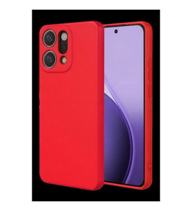 Oppo Reno 14 First Silikon - Kırmızı