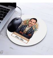 Kişiye Özel Hediye Karikatürlü En İyi Erkek Sosyolog Mousepad