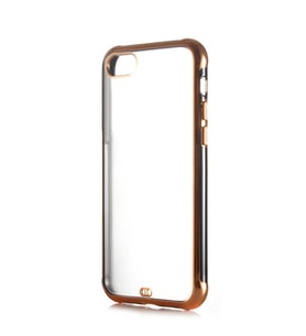Apple iPhone SE 2020 Kılıf Kamera Korumalı Kenarları Renkli Şeffaf Voit Silikon (Siyah)