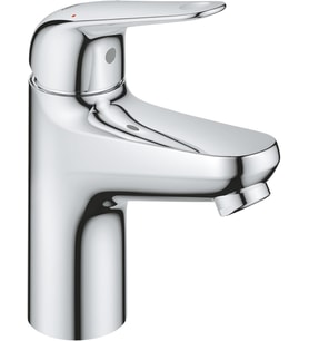 Grohe Swift - Lavabo Bataryası (Su Tasarruflu~ 16 Cm Yüksekliğinde, Montaj Aleti Dahil, Push-Open Gi