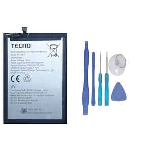 Tecno Spark 6 Uyumlu Pil Sıfır - Servis + TAMİR SETİ