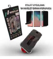 Apple iPhone 12 PRO Uyumlu HAYALET Kırılmaz Cam Ekran Koruyucu Çekmeli Kolay Montaj - 9H