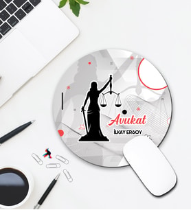 Kişiye Özel Avukat Tasarımlı Mouse Pad 004