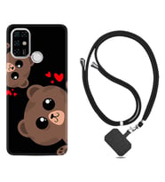 Casper E30 F20 X20 Kılıf Boyun Askılı Silikon Love Animals 1780
