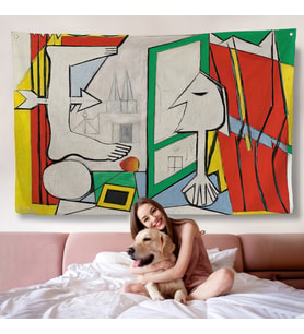 Pablo Picasso - Açık Pencere Duvar Örtüsü - La Fenetre Ouverte-7091