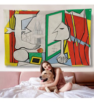 Pablo Picasso - Açık Pencere Duvar Örtüsü - La Fenetre Ouverte-7091
