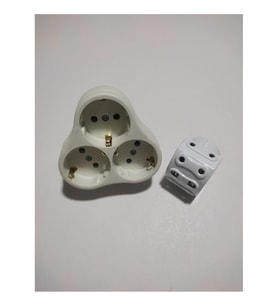 hagiki 2 li set golyat 3 Gözlü Topraklı Golyat ve 5 Gözlü topraksız Priz Çoğaltıcı Set