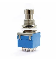 3PDT On/On/Off 3lü Anahtar AC 250V 3A 9 Pin Switch Anlık Basmalı Buton