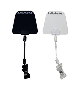 Mini Mandallı Fiyatlık Kek 50 mm - Şeffaf (Pakette 10 Adet)