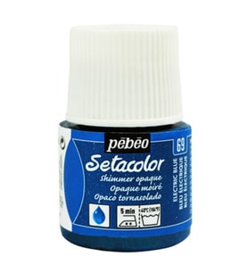 Pebeo Setacolor Opak Kumaş Boyası Metalik 69 Shimmer Electric Bl.
