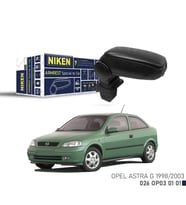 Opel Astra Uyumlu G 1998-2003 Araca Özel Kol Dayama Siyah Parça