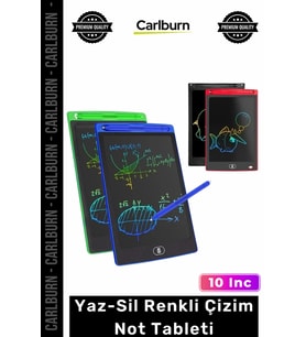 #Tablet 10 İnç LCD Ekran Göz Koruma Yaratıcılık Geliştirme Çocuklar İçin Eğitici Renkli Çizim Tablet