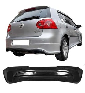 Volkswagen Golf 5 Custom Arka Ek Mat Siyah Plastik 2003 - 2009