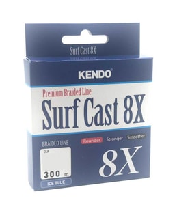 Kendo Surf Cast 8X Fighting ( Ice Blue ) Örgü İp Olta Misinası 300mt 0.15 mm