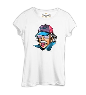 Einstein Energy Beyaz Kadın Tshirt