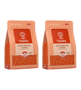 Hasata Kırmızı Mercimek Mardin 2 kg x 2 Adet