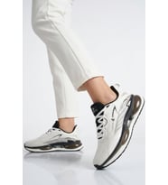 Hammer Jack Siyah Beyaz Fileli Hafif Esnek Unisex Spor Ayakkabı 101 25087-G