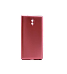 Nokia 3 Uyumlu Kılıf Zore Premier Silikon Kapak (Rose Gold Altın)