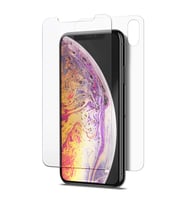 Apple iPhone XS MAX (6.5") Ön ve Arka Ekran Koruyucu Yeni Nesil HD Kalite Cam (Renksiz)