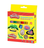Play-Doh Metalik Dekor Kalemi 6 Renk 