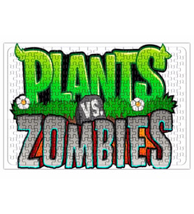 Plants ve Zombies Logo Puzzle 240 Parça Yapboz