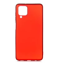 Galaxy M12 Kılıf Kamera Çıkıntılı Soft Silikon (Kırmızı)