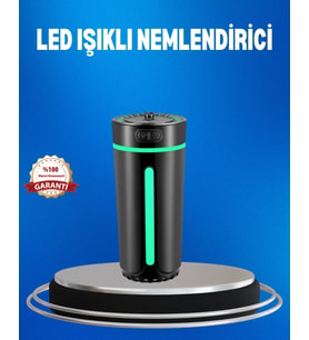 USB Bağlantılı LED’li Hava Nemlendirici Aromaterapi Buhar Difüzörü