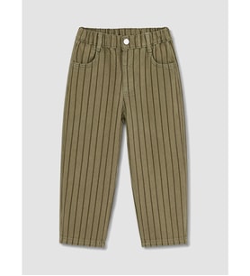 LCW Kids Haki Baggy Fit Erkek Çocuk Gabardin Pantolon