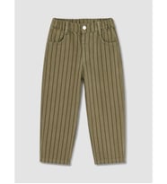 LCW Kids Haki Baggy Fit Erkek Çocuk Gabardin Pantolon