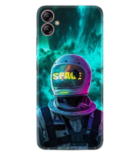 Samsung Galaxy A05 Kılıf Resimli Desenli Silikon Platinium Series Space 1814