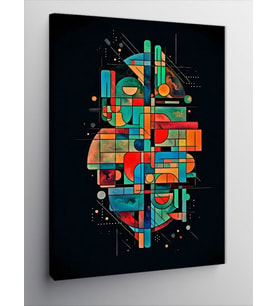 Kanvas Tablo Soyut Desenler
