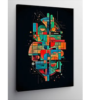 Kanvas Tablo Soyut Desenler