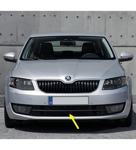Skoda Octavia 3 2013-2017 Ön Tampon Alt Orta Petekli Izgara 5E0853677