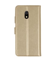 Northcity Xiaomi Redmi 8A 4G Trend S Plus Kapaklı Kılıf - Gold