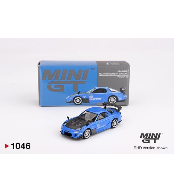 Mini GT Mazda RX-7 RE-Amemiya 20B NA 3ROTOR-7 “Ama-san Go” 1046