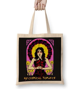 Helena My Chemical Romance Bez Çanta Uzun Saplı