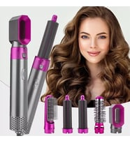 Pratik Pro Hava Üflemeli Saç Düzleştirici Şekillendirici 5in1 Saç Bakım Seti Hot Air Styler 5 in 1
