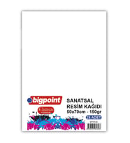 Bigpoint Sanatsal Resim Kağıdı 135 Gram 50x70cm - 10 Yaprak (Renksiz)