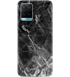 Vivo Y11S Y21S Y20 Y20S Y70 Kılıf Desemli Silikon Kara Mermer 1375