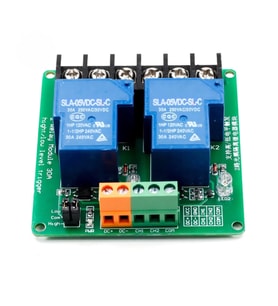 5V 2 Kanal 220V 30A Röle Modül Yüksek Akım Güç Kontrol Anahtarı Opto İzolasyon Düşük/Yüksek Tetik