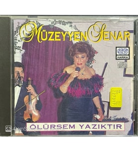 (Plak Değildir CD dir) CD Müzeyyen Senar Ölürsem Yazıktır Sarı Bandrollü CD (Karışık)