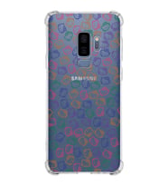 Samsung Galaxy S9 Plus  Köşe Korumalı Antişok Kapak Hello Kitty Tasarımlı Şeffaf Silikon Kılıf
