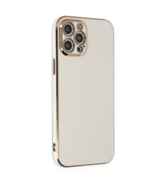 Apple İphone 12 Pro Max Kılıf Volet Silikon - Beyaz