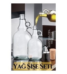 Transformacion Yağ Şişe Seti 4 Adet Mantar ve Tıpa F.Geronimo Design 719551