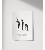 Çerçevesiz Poster İçindeki Evren (Çok Renkli)