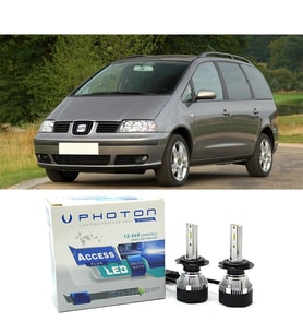 Seat Alhambra Uzun Far Ampulü H7 Access Yeni Seri Beyaz 2001-2010