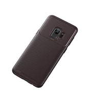 Samsung Galaxy S9 Kılıf Esnek Soft Karbon Tasarım Legion Serisi (Kahverengi)