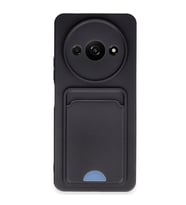 Xiaomi Redmi A3 4g Kılıf Kelvin Kartvizitli Silikon - Siyah