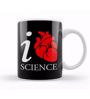 I Love Science Kupa Bardak Porselen